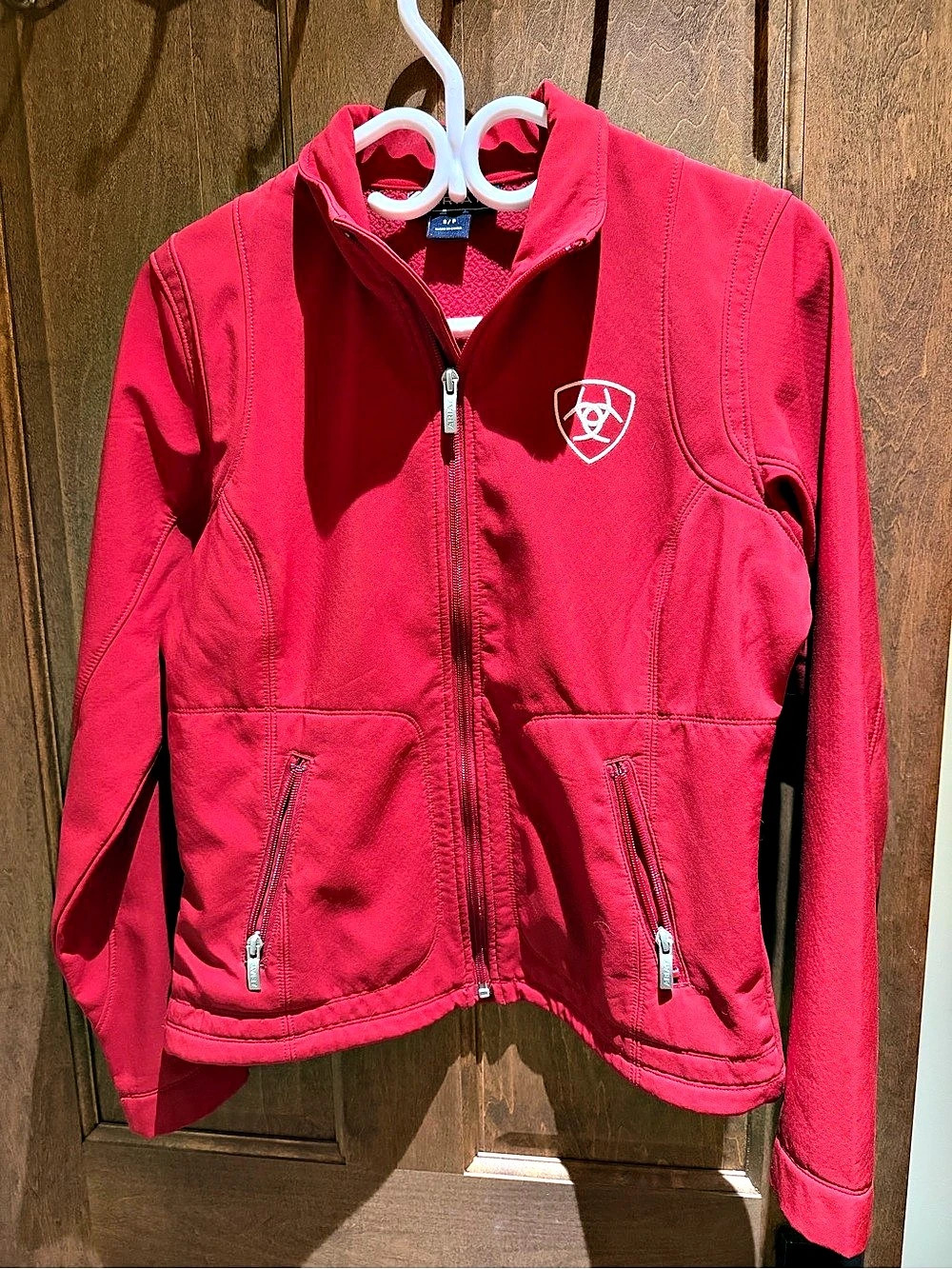 Ariat Team Canada Soft Shell Jacket Red Size Small